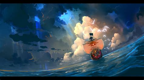 Favorisxp - The Thousand Sunny - One Piece Animated Wallpaper