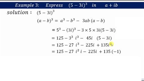 Complex Numbers Examples