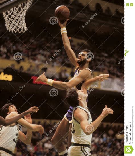 Kareem Abdul-Jabbar, Los Angeles Lakers Editorial Image - Image of ...