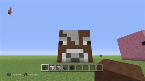 Minecraft Cow Side View