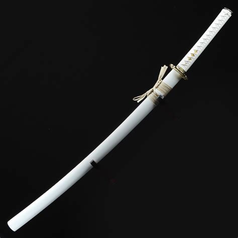 Japanese Sword | Handmade Japanese Sword With Blue Blade And White ...