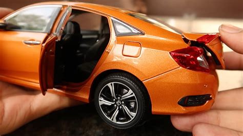 Unboxing of Mini Honda Civic diecast model toy car - YouTube