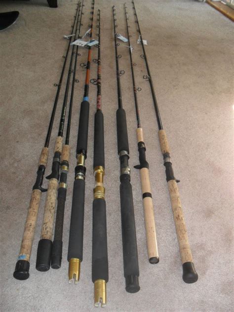 Lots of Fishing Rods for sale Calstar, Seeker, Graphtech, Shimano ...