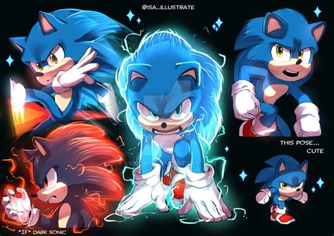 Movie Sonic by 415sonic on DeviantArt