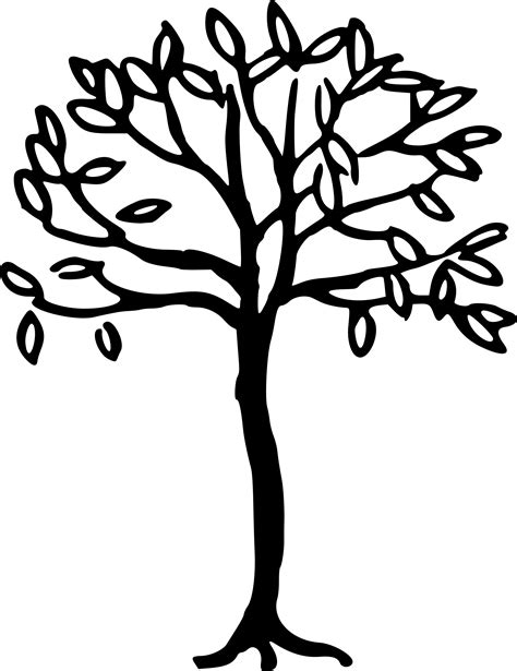 Simple Line Drawing Tree at GetDrawings | Free download