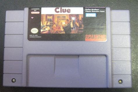 Clue SNES Game Only - Video Games