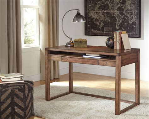 Baybrin Rustic Brown Home Office Small Desk from Ashley (H587-10 ...