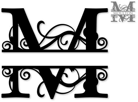 Image result for Free Split Monogram SVG | Cricut monogram font, Free ...