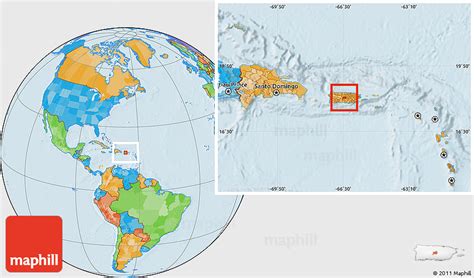 Political Location Map of Orocovis