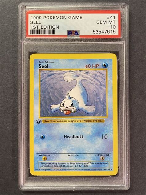 Seel Pokemon Cards - Find Pokemon Card Pictures With Our Database ...