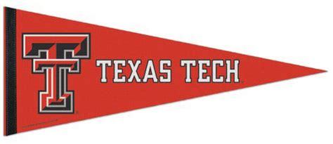 Texas Tech Red Raiders Official NCAA Team Logo Premium Felt Pennant ...