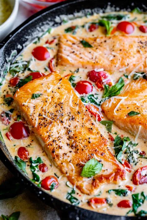 Creamy Tuscan Salmon (30 Minute Dinner!) - The Food Charlatan