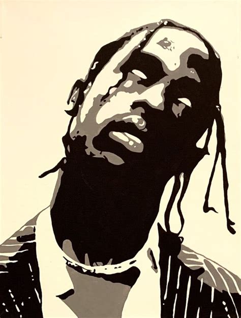 Travis Scott | Travis scott art, Rapper art, Abstract art inspiration