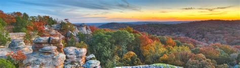 HDR Panoramic of a place in the Shawnee National Forest in Southern ...