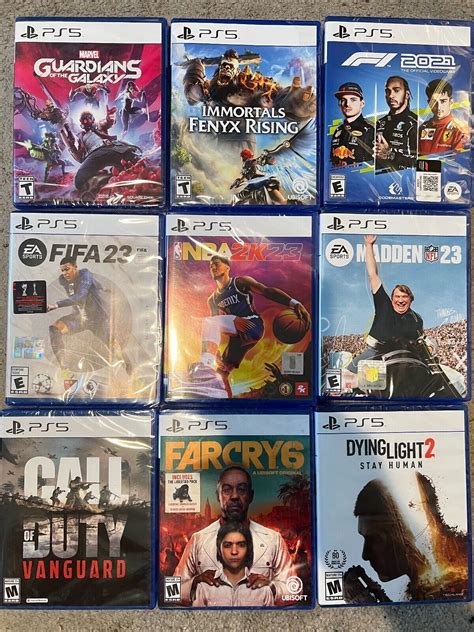 Brand New PS5 Games/FIFA 23/NBA 2k23/Madden 23/F1 2021 ~ Fast Free ...