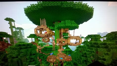 Cool Minecraft tree house :) | Minecraft tree, Minecraft houses ...