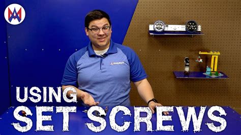 How Do I Use a Set Screw? - YouTube