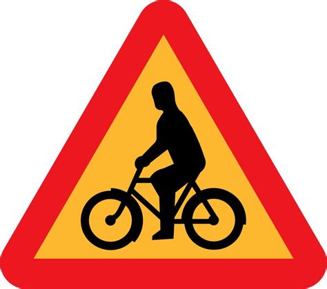 Bicycles Roadsign by @ryanlerch, A sign depicting a bike rider Swedish ...