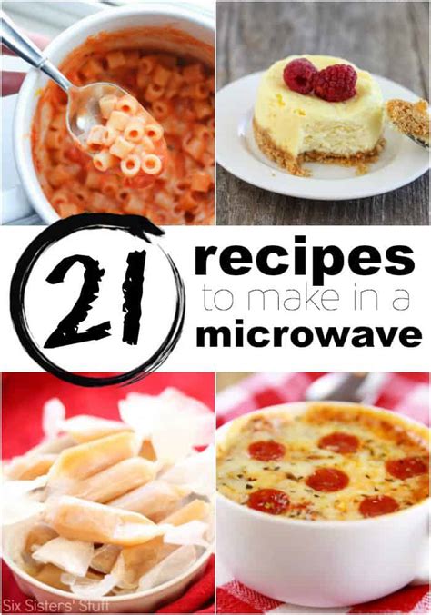 21 Recipes You Can Make in a Microwave | Six Sisters' Stuff