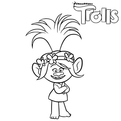 Trolls Movie Coloring Pages - Best Coloring Pages For Kids