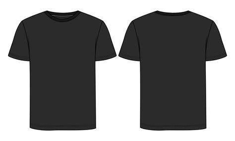 Plain Black Jersey Template