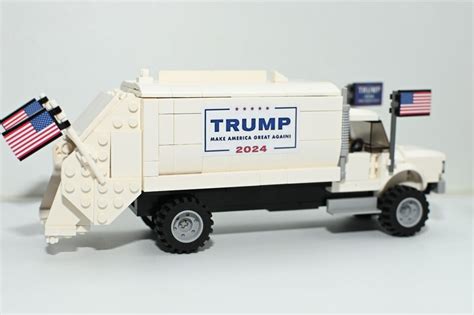 Trump Garbage Truck Trash Custom Model compatible and Built with LEGO ...