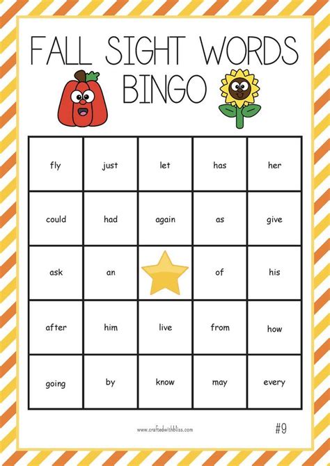 sight words for preschool games sight words for preschool list sight ...