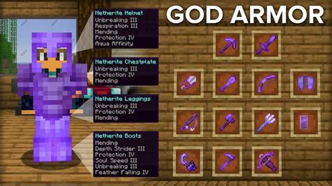 Best Enchantments in Minecraft for Armor: Helmet, Chestplate, Leggings ...