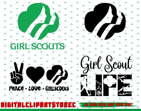 Girl Scout Png Girl Scouts Svg Girl Scout Life Svg Peace - Etsy