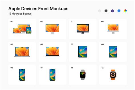 12 Apple Devices Mockups - 2023 on Behance