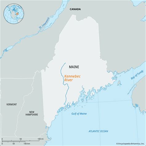 Kennebec River | Maine, Map, History, & Facts | Britannica