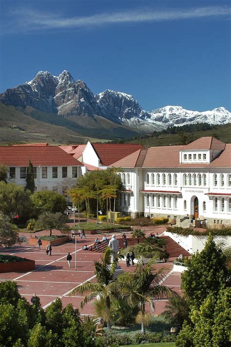 Red Square at University of Stellenbosch | South africa travel, Cape ...