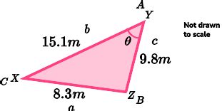 Cosine Rule - GCSE Maths - Steps, Examples & Worksheet