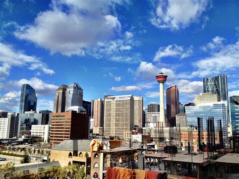 Downtown Calgary skyline | City sky, Skyline, Calgary alberta canada