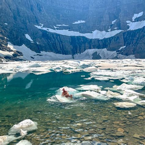 Hiking Iceberg Lake Trail Glacier National Park