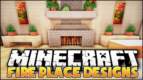 Minecraft: Fireplace Designs & Ideas - YouTube