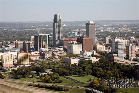 Skyline of Omaha Nebraska Photograph by Bill Cobb - Fine Art America