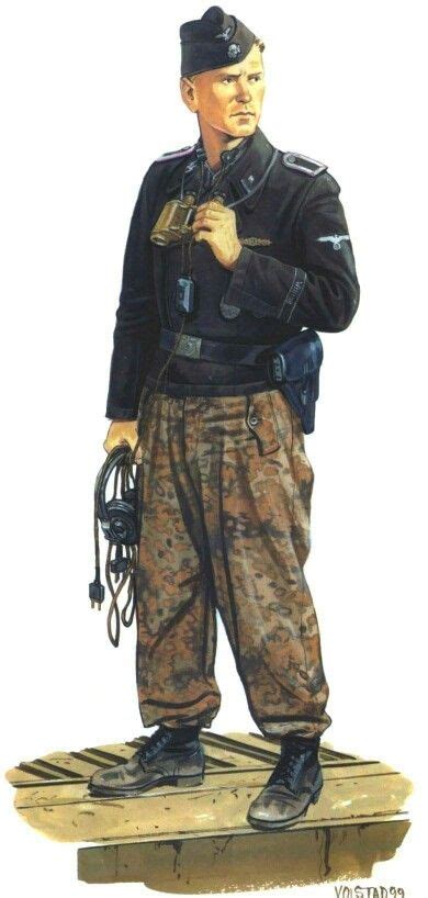 Panzer crewman | Wwii german uniforms, Wwii uniforms, German uniforms