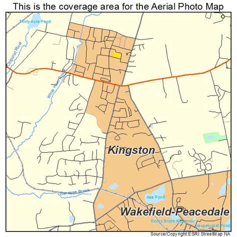 Aerial Photography Map of Kingston, RI Rhode Island