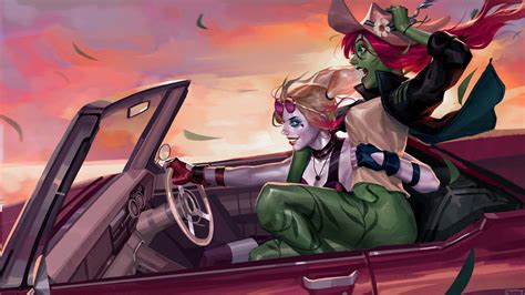 2560x1440 Harley Quinn With Poison Ivy Fun 4k 1440P Resolution ,HD 4k ...