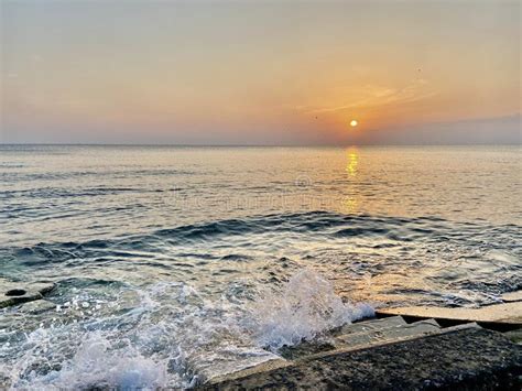 Sunset View Okinawa Island Beach Stock Photo - Image of view, beach ...