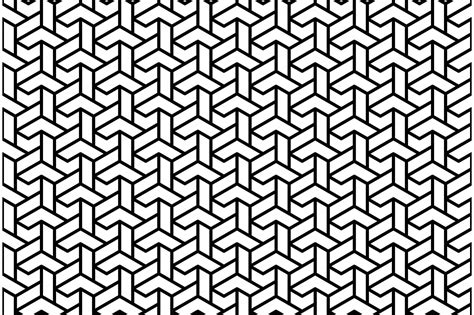 Seamless Vector Abstract Pattern With Black Lines | Graphic Patterns ...