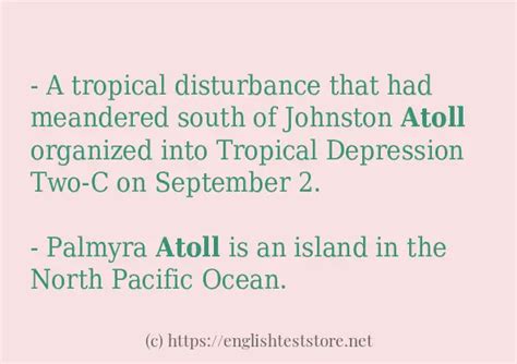 "atoll" some ways to use - EnglishTestStore Blog