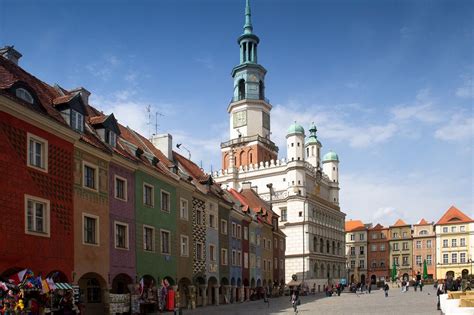 Poznań Poland - Architecture of Old Market in Poznan, Poland Digital ...