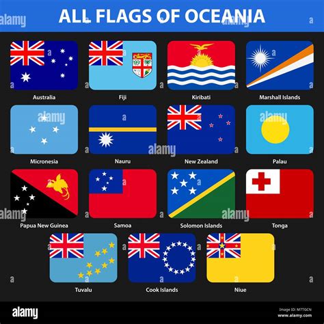 Flags of oceania hi-res stock photography and images - Alamy