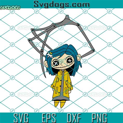 Coraline SVG, Coraline Button Eyes SVG, Disney SVG