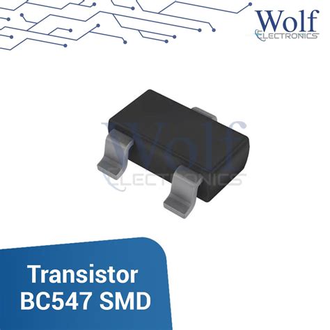 Transistor BC547 SMD Wolf Electronics – WOLF ELECTRONICS IT