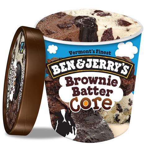 Ben & Jerry's Brownie Batter Core Ice Cream, 16 oz - Walmart.com ...