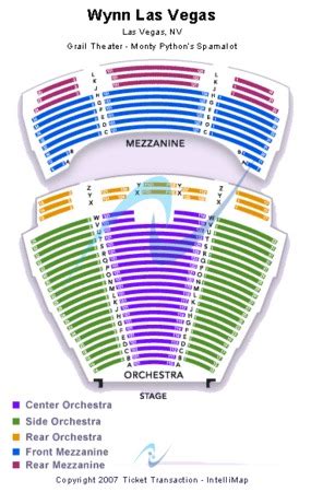 Wynn Las Vegas Encore Theater Seating Chart | Elcho Table