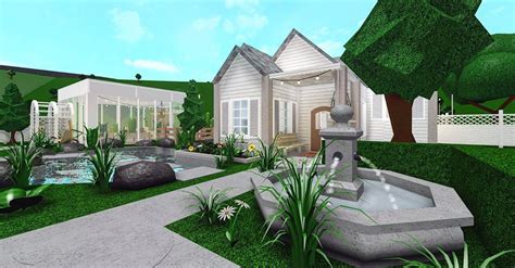 Boho Garden Bloxburg Backyard Ideas